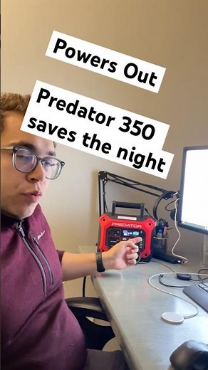 Predator 350 in a Power Outage #harborfreight #predatorpower #ecoflow #solar #bluetti