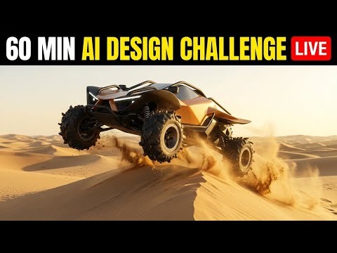 60 Minutes. 3x Designers with AI. Who can reinvent an iconic car? (LIVE)