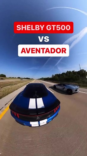 24K views · 727 reactions | Gt500 vs aventador #mustang #lamborghini | Redline Menace | Facebook