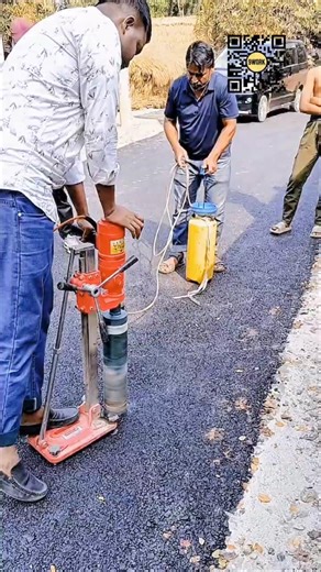 Asphalt Core Drilling Test | How Road Thickness Is Measured #9work