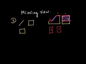 Basic concept in missing view I Technical drawing I Engineering drawing