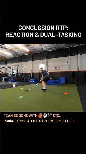 Concussion rehab drill 🧠🏒 Recover faster with dual-task training using the SwitchedOn app!