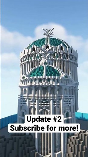 Minecraft elven city build! #minecraftbuilding #minecraftshorts #minecraftmemes