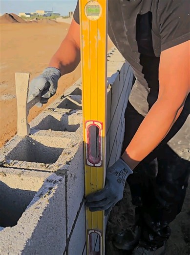 Building a Stack Bond Radius Wall