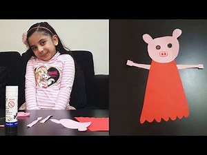🐷How to make Roblox Piggy using paper | #roblox #piggy #robloxpiggy