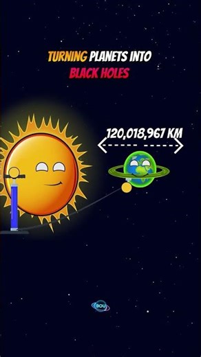 Planets VS Pump VS Black Hole #space #solarsystem #blackhole #animation