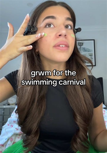 grwm for the swimming carnival!! 💚 #grwm #getreadywithme #swimmingcarnival #makeup #skincare #beauty #school #schoollife #grwmroutine