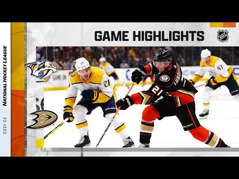 Predators @ Ducks 3/21 l NHL Highlights 2022