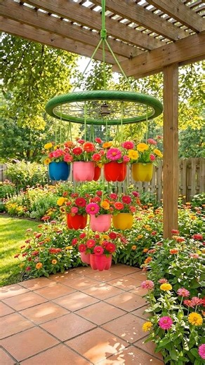 You Won’t Believe These Are Plastic Bottles! 🌸 DIY Hanging Garden