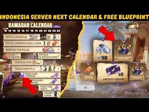 FF Indonesia Server 😱 FREE Magic Cube + Blueprint! | FF Indonesia Server New Event Today