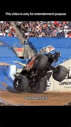 Monster Truck Backflip Impossible😱 #shorts #facts