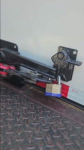 most padlocks are simply useless using bolt cutters to get in