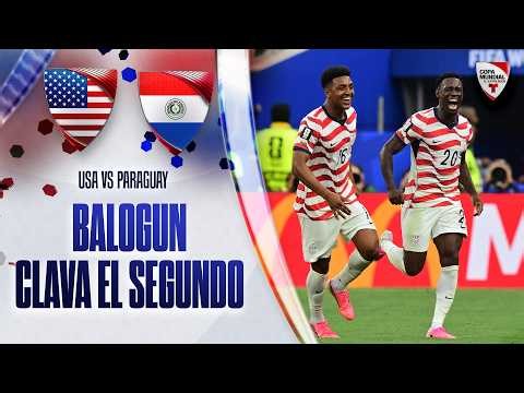 Gol de Folarin Balogun y ratifican su dominio | USA vs. Paraguay | Copa Mundial de la FIFA 2026