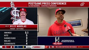 16K views · 248 reactions | Oli Marmol as the Cardinals fall to 8-13: "It's easy to think that way and cave. This group's not gonna do that. We like the odds against us and [will] continue to get after it. ... The reality is, it's not great. The month hasn't been great. We like the challenge." #STLCards | FanDuel Sports Network Midwest | Facebook
