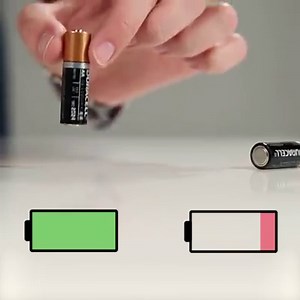 Used batteries bounce and tend to fall down when dropped. New batteries do not bounce as much and tend to stay standing. | BuzzFeed Video