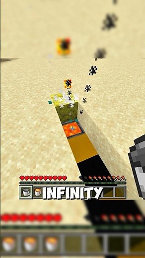 How to make infinite lava in Minecraft #minecraft #minecrafttutorial #minecrafthacks #mcbedrock