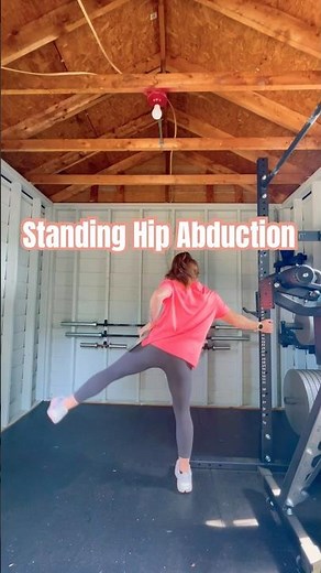 How to Do Standing Hip Abductions with a Dumbbell | Glute Workout at Home