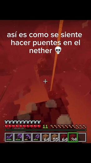 21K views · 437 reactions | así se siente hacer puentes en el nether  #minecraftbedrock #minecraft #minecraftmemes | Creakychannel85 | Facebook