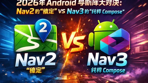 【双语字幕】2026 年 Android 导航库大对决：Nav2 的“稳定” vs Nav3 的“纯粹 Compose”