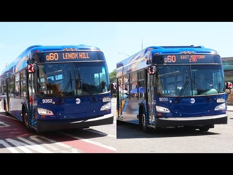 MTA Bus Company: Q60 Bus Action to Lenox Hill / East Midtown (2024 New Flyer XD40 & Novabus LFS)