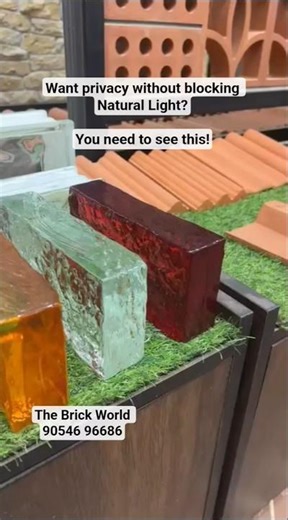 Live Glass Brick & Glass Blocks | The Brick World Surat | Modern Building Materials