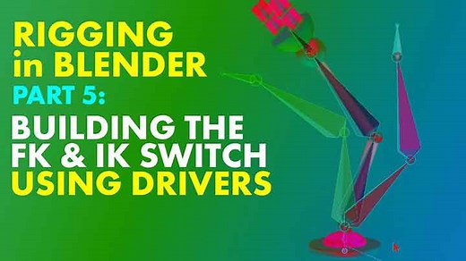 How to Make an FK/IK Switch using Drivers in Blender