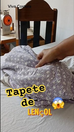 Rug with old sheet? I started the step by step🧵