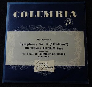 Mendelssohn - Sir Thomas Beecham Conducting The Royal Philharmonic Orchestra - Symphony No. 4 ("Italian")
