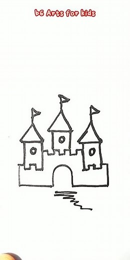 How to Draw a CASTLE!