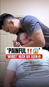 ‘WORST’ NECK IVE TREATED😱😭 #chiropractic #backpain #neckpain #trending