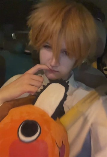 new suprise cos c.c bet y'all didn't expect me to cosplay him c.c #cosplay #denji #chainsawman #pochita #csm