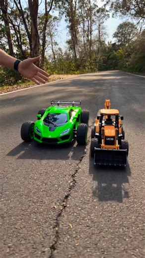 RC remote control car and jcb racing #shortvideo #shortsfeed #shortsviral #shorts