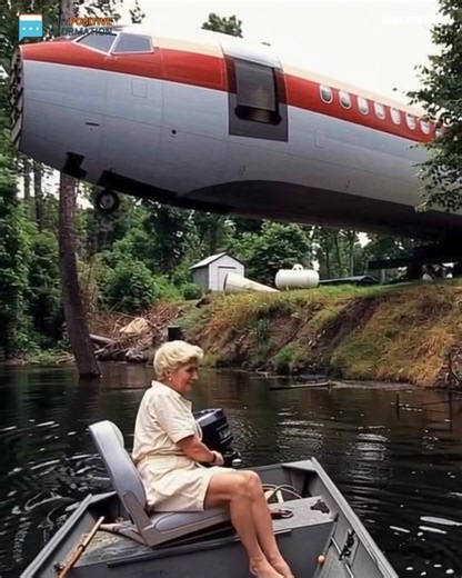 A woman transforms a Boeing 727 into her perfect dream home—just wait until you see the inside! 👀 (check in the first comment👇) | Log Cabin