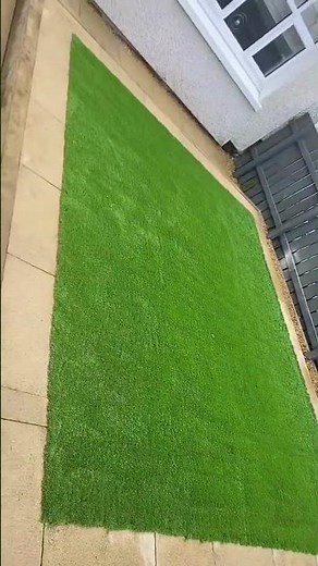 Backyard Transformation: New Artificial Turf Installation#backyardtransformation