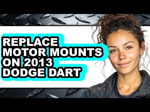 How to Replace Motor Mounts on a 2013 Dodge Dart (Only Way)