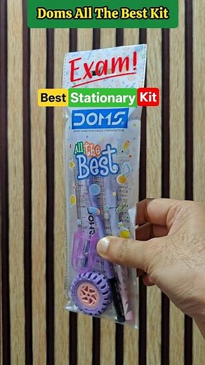 Doms New All The Best Exam Kit Review 2026 🖋️ Stationary Products Combo Pack