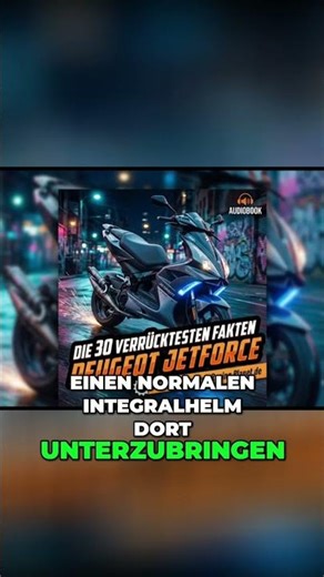 Peugeot Jet Force: Helm-Platz Kuriosum & Tetris-Problem #shorts