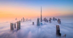 Photographer Captures Skyscrapers in Dubai Rising Above the Clouds