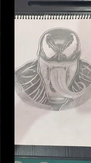 Venom Drawing #art #drawing #shorts