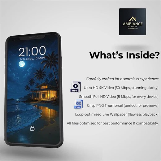 Tropical Beach House | Live Smartphone Wallpaper - Etsy