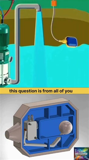 The Hidden Mechanism Inside Your Water Tank! 😲#FloatSwitch #Engineering#Mechanism#WaterLevel #how