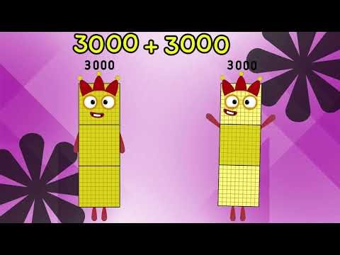 Numberblocks - Addition of Giant Numbers | Learning Math | NumberLab | Learn Counting