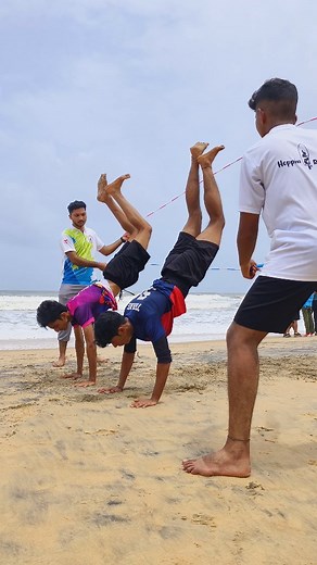 Rule The Ropes 🇮🇳 | @ruletheropes x @xtreme.jumpers x @hoppin_ropes_ Having fun double dutch at Calangute beach, Goa. #Jumprope #doubledutch #beach #sea... | Instagram