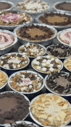 8K views · 102 reactions | Attention pie fans. Ice cream pies are back. We are so thrilled to bring back for a limited time our ice cream pies made with our delicious waffle cone crust. We have Bearly Awake, Rhubarb Rhapsody, Chocolate Silk, Oreo, What the Wind Blew In and Round the Campfire. Available in multiple sizes. Currently at Palmer store but will be in Wasilla starting Friday evening. #icecreamlover #supportlocal | Big Dipper Homemade Ice Cream | Facebook