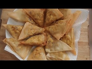 Hong Kong Curry Triangle Spring roll I 20 Min Preparation I Easy to make (VEGAN)