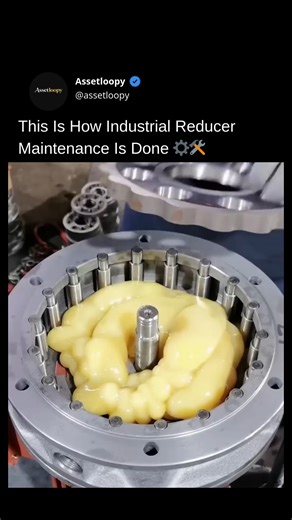 AssetLoopy on Instagram: "One machine slows down. The other is restored to full power. ⚙️🛠️ This breakdown exposes the real difference between neglect and precision maintenance. What appears to be simple repair is actually a controlled process of inspection, disassembly, cleaning, calibration, and reassembly. Gears are measured. Bearings are replaced. Lubrication is restored. Clearances are adjusted. Every step is calculated to return the system to peak performance. In industrial operations, fa