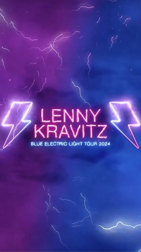 The Blue Electric Light Tour. Tickets available now. For more info go to LennyKravitz.com/tour #BlueElectricLight2024 | Lenny Kravitz