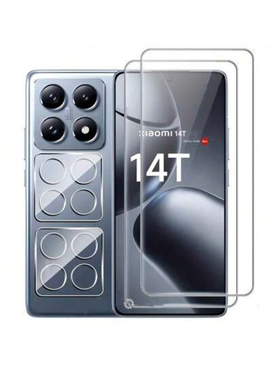 [2+2 Pcs] 9H Hardness Tempered Glass Screen Protector For Xiaomi 14T Pro/14T, 17/17 Ultra, POCO F8 Ultra/F8 Pro, 13/13T/14C/POCO X7 Pro/POCO M7 Pro, 15/ Note 14 4G/ Note 14 5G/ 15 5G/ 15C 4G, 15T/15T Pro, Anti-Scratch | SHEIN