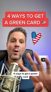 51K views · 1.9K reactions |  GREEN CARD: 4 ways to get it! #greencard #immigration #immigrant #immigrationlawyer #tipsandtricks | Immigration TV | Facebook