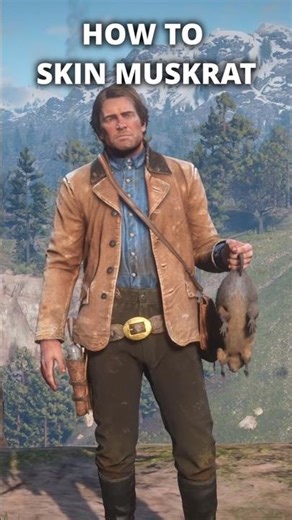 RDR2 Muskrat Skinning Guide 🐀 | K in Game